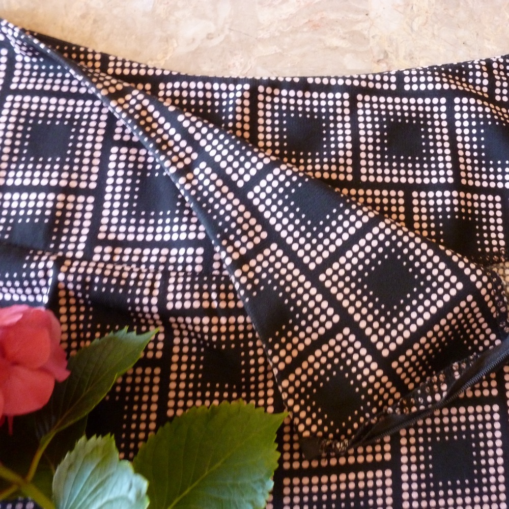 Michele Black and Pink Skirt